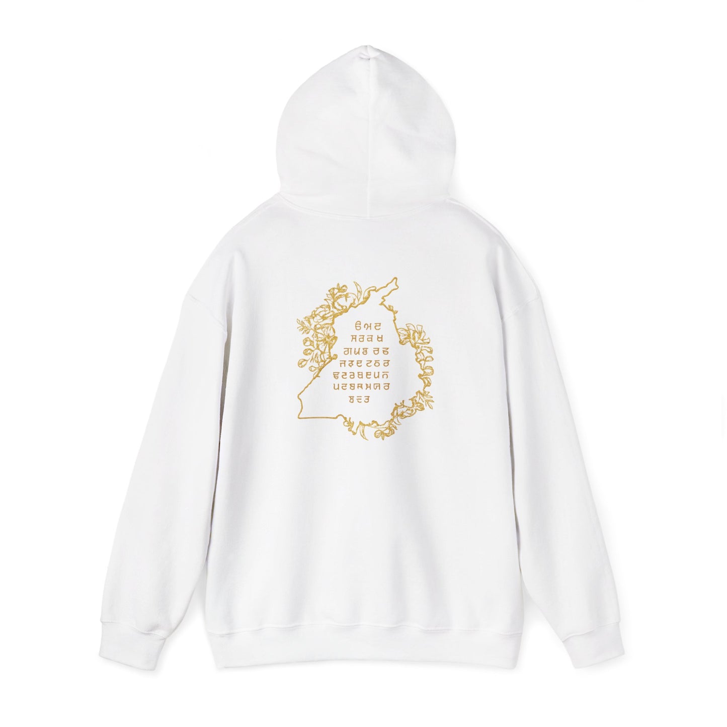 Floral Script Hoodie  - Embroidered