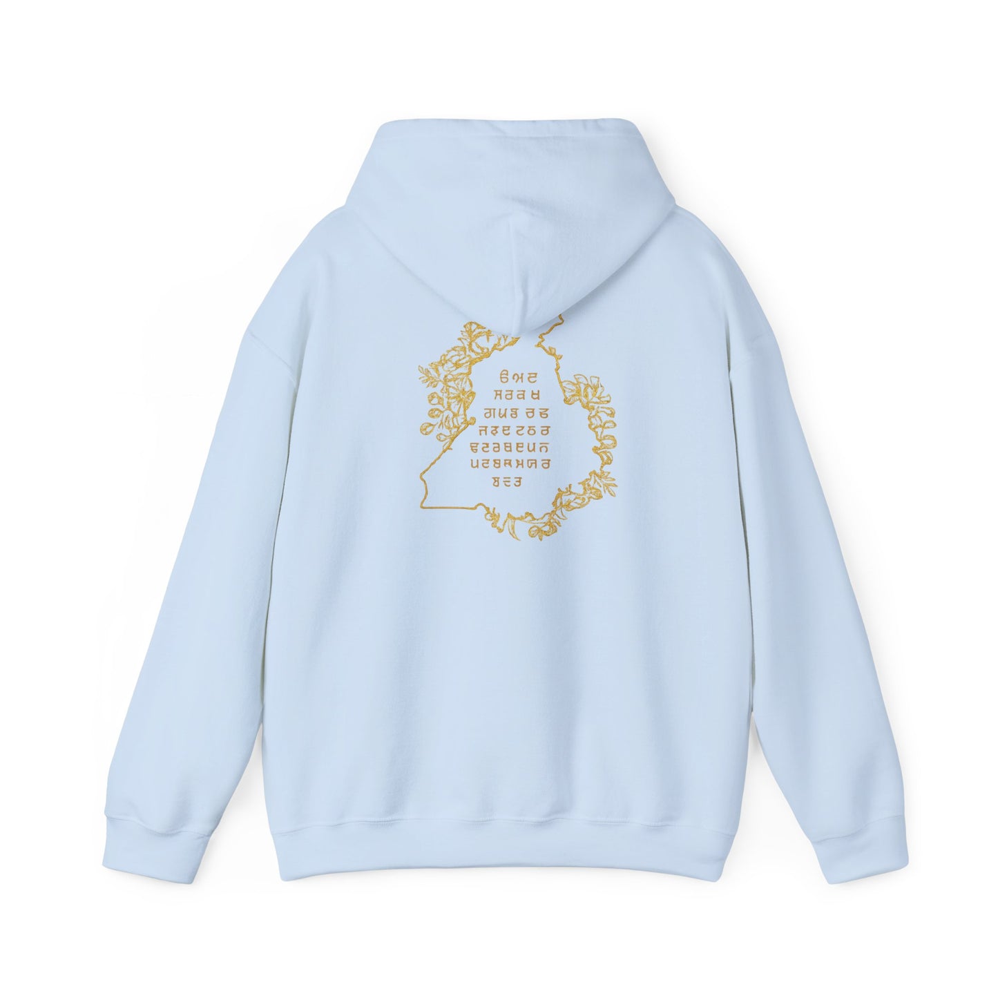 Floral Script Hoodie  - Embroidered