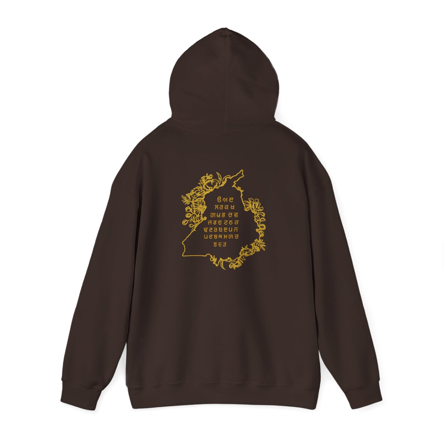Floral Script Hoodie  - Embroidered