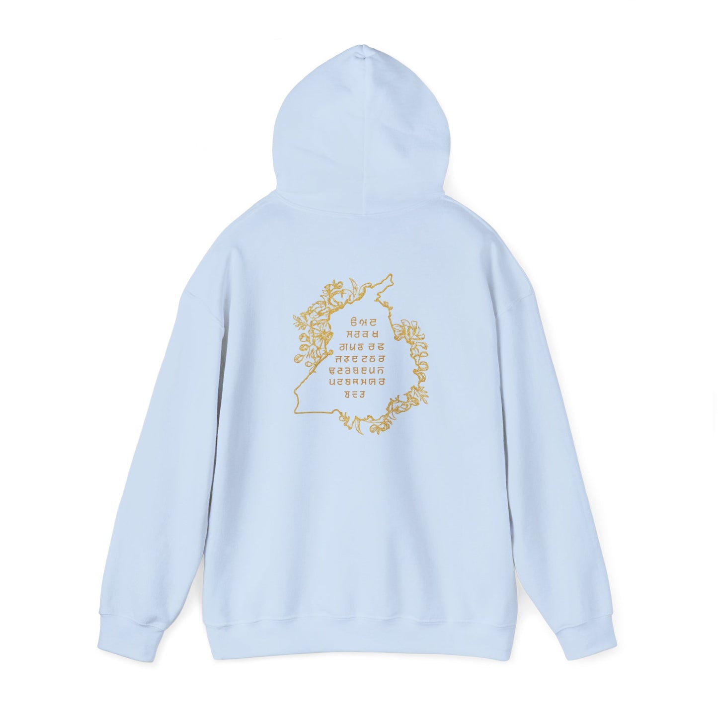 Floral Script Hoodie  - Embroidered