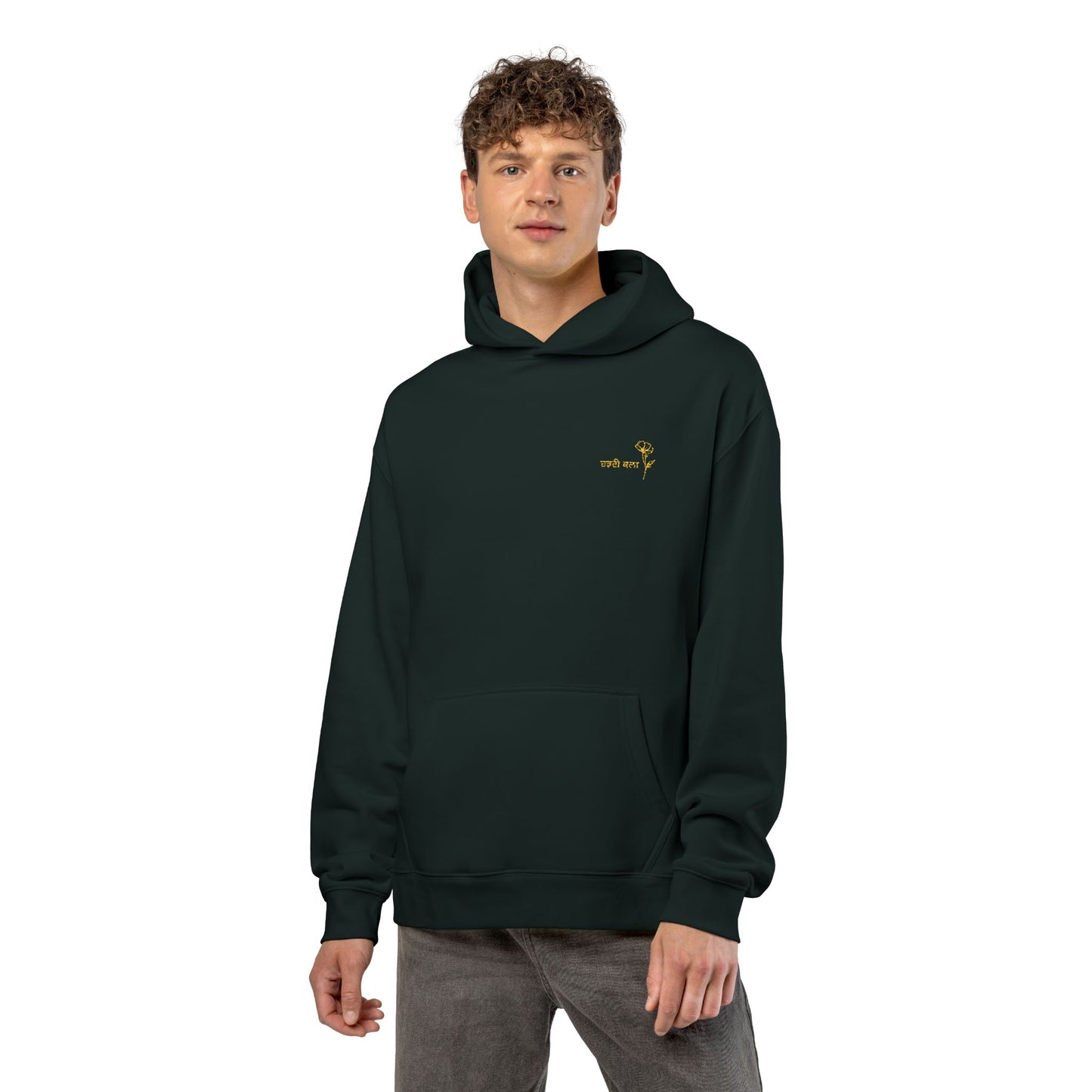 Chardi Kala Hoodie- Embroidered