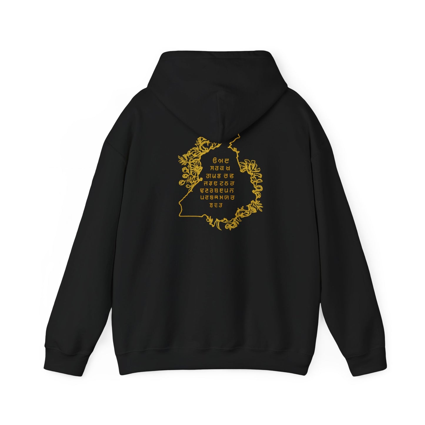 Floral Script Hoodie  - Embroidered