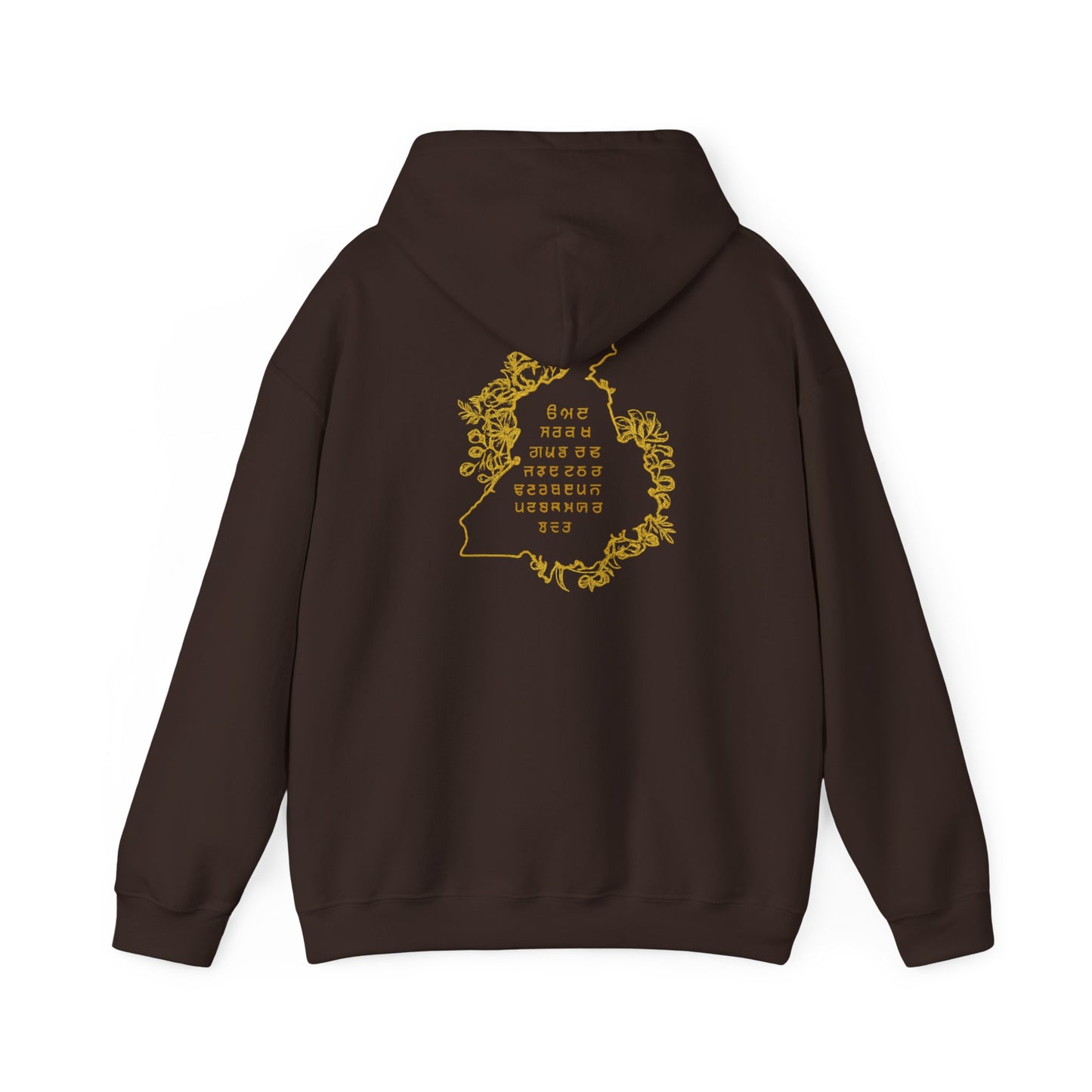 Floral Script Hoodie  - Embroidered