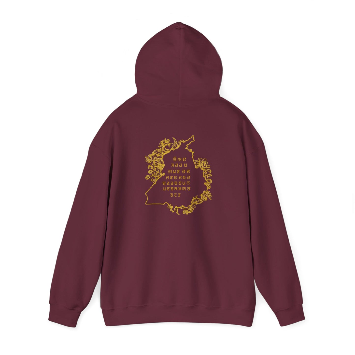 Floral Script Hoodie  - Embroidered