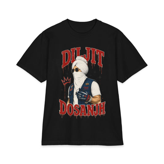 Diljit Dosanjh Graphic Tee — Punjabi Backprint "ਪਜਬ ਆ ਗਏ"