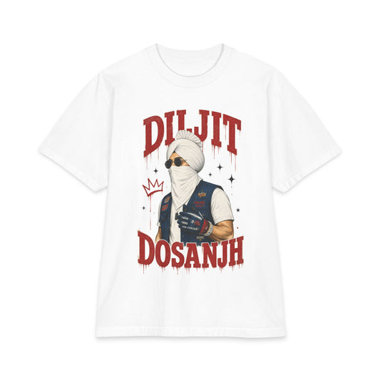 Diljit Dosanjh Graphic Tee — Punjabi Backprint "ਪਜਬ ਆ ਗਏ"