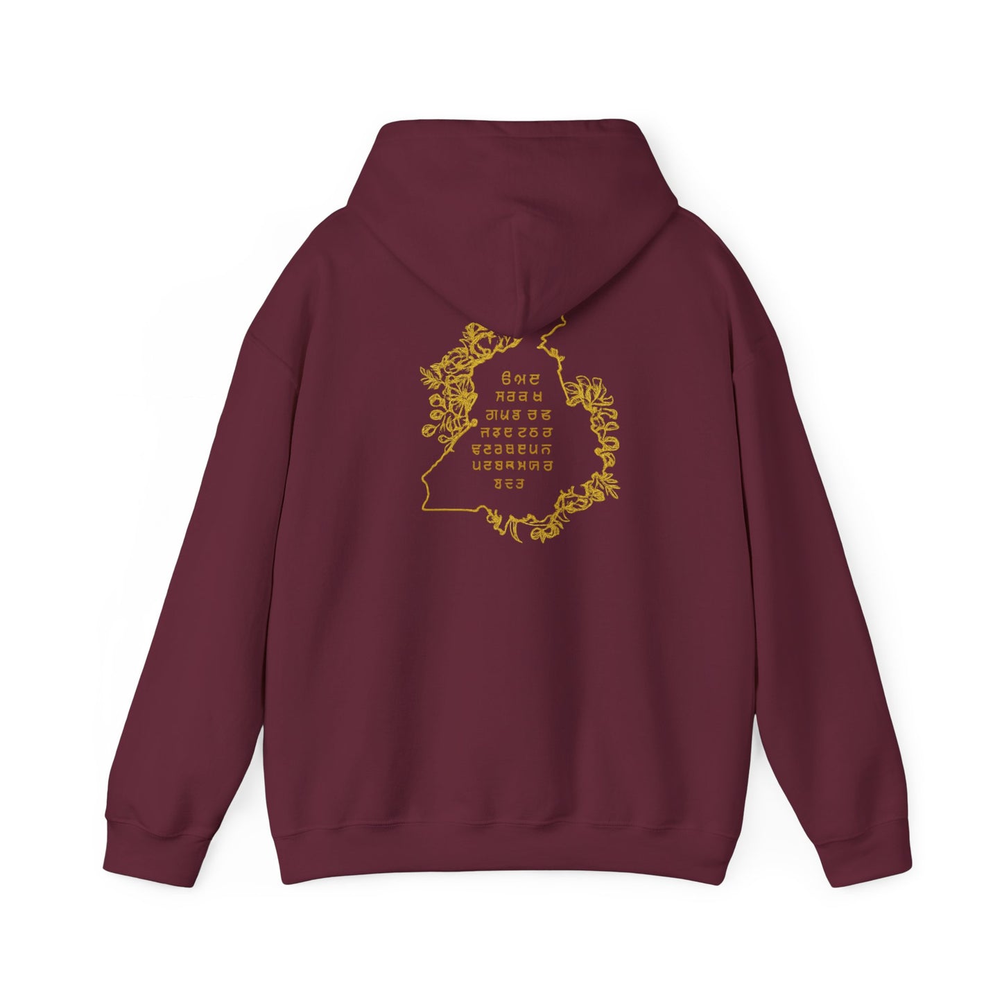 Floral Script Hoodie  - Embroidered